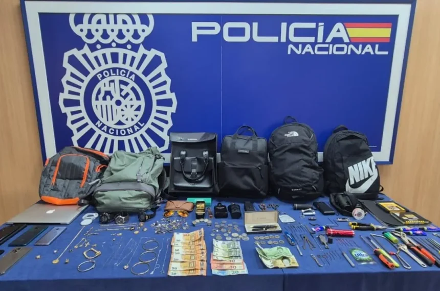 Presó per a vuit detinguts després d'una onada de robatoris en vivendes de València durant la Setmana Santa