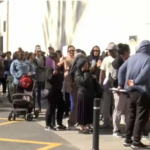 desenes de migrants acollits a guardamar del segura es concentren per a exigir la regularització de la seua situació administrativa
