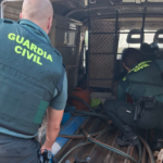 La Guàrdia Civil deté dos homes a Silla per la sostracció de dues tones de carril ferroviari