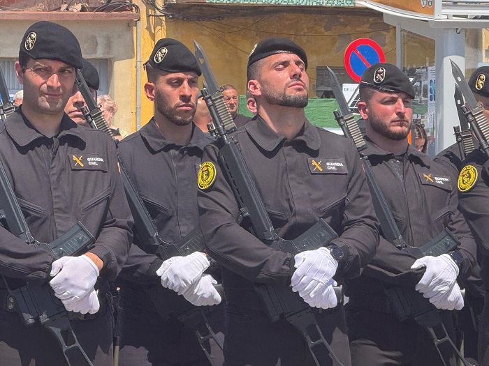 La Guàrdia Civil commemora a Llíria el seu 182é aniversari amb una àmplia representació institucional