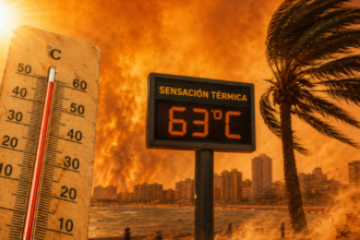 La provincia de Valencia registra sensaciones térmicas históricas de hasta 63 ºC y máximas extremas por la ola de calor