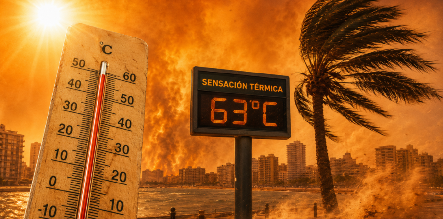 La provincia de Valencia registra sensaciones térmicas históricas de hasta 63 ºC y máximas extremas por la ola de calor