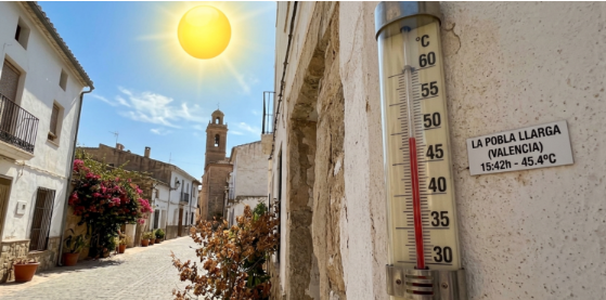 L'onada de calor deixa ja 16 morts a la Comunitat Valenciana en una setmana marcada per màximes històriques de 45,4 ºC