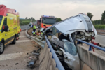 Un muerto y dos heridos graves en un trágico accidente de tráfico en la A-35 a la altura de Montesa
