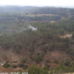 Extinguidos tres incendios forestales provocados por tormentas eléctricas en Requena, Quesa y Cortes de Pallás.
