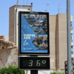 València afronta un dimecres de calor extrem en alerta roja davant l'arribada d'un front de tempestes i plogudes