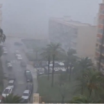 La Safor y La Ribera con mucha lluvias, viento y muchos rayos