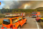El virulent incendi forestal de Tuéjar es declara «fora de control» i obliga a mobilitzar la UME