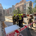 desalojo, incendio, mercado central, sótano, Valencia ciudad
